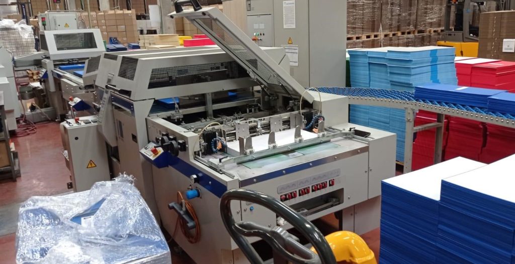 Lenming Machine Kolbus SA 270 inside lining machine - Mekes