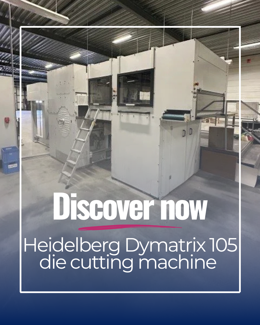 Heidelberg Dymatrix 105 die cutting machine