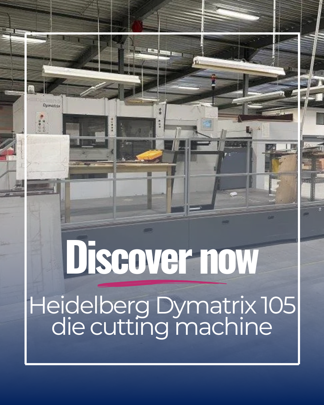 Heidelberg Dymatrix die cutting machine