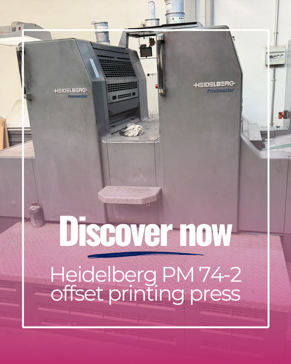 Heidelberg PM 74-2 offset printing press